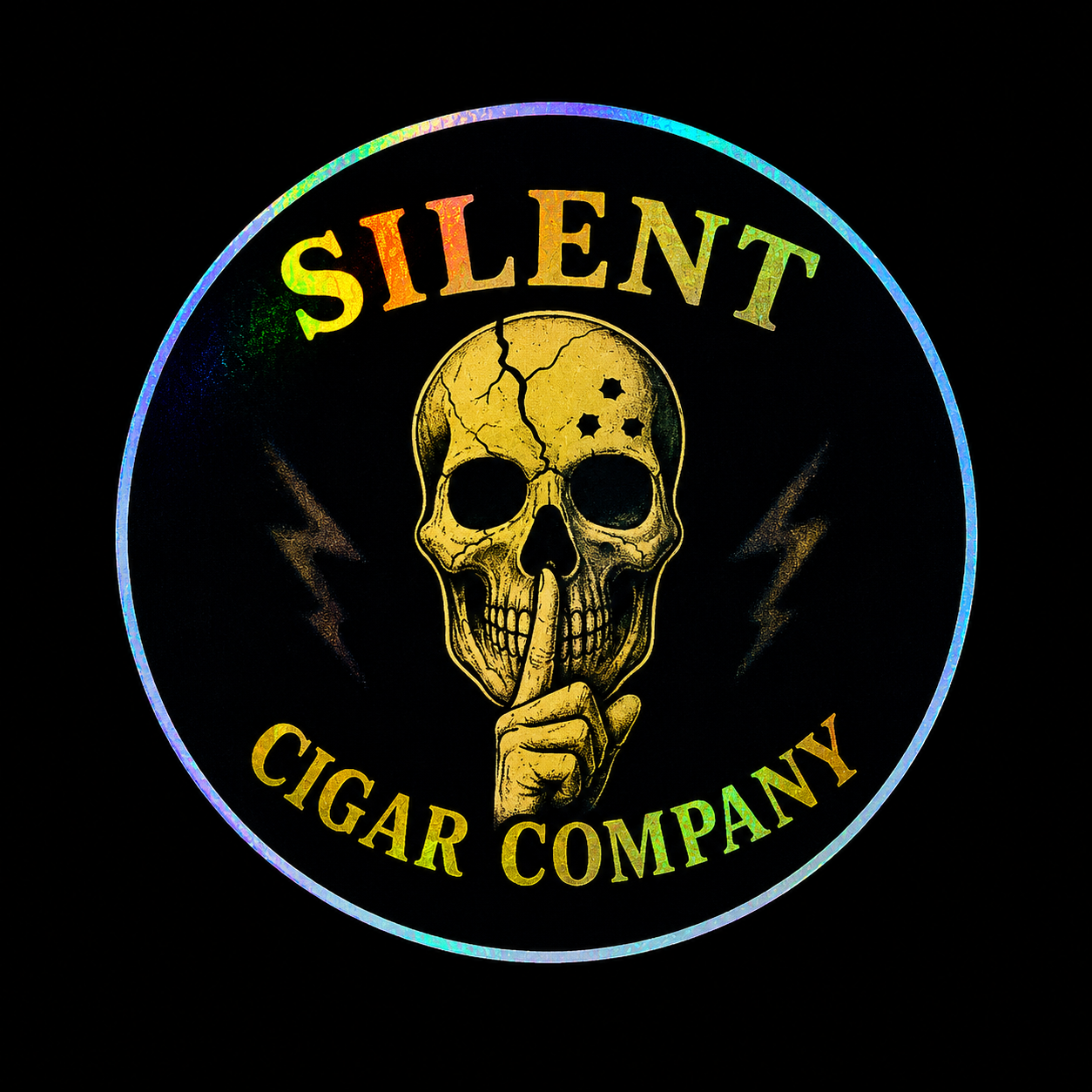 Silent Cigar Stickers